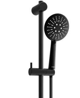 Sprchy a sprchové panely Posuvný sprchový set MEXEN DF67 černý
