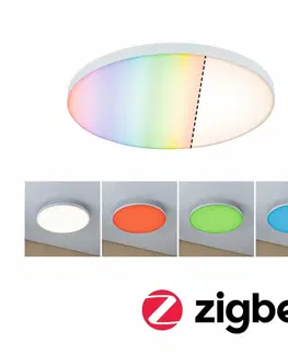 Chytré osvětlení PAULMANN LED Panel Smart Home Zigbee Velora kruhové 400mm RGBW bílá stmívatelné