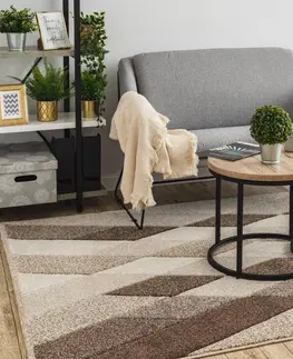 Koberce a koberečky Dywany Lusczow Kusový koberec FEEL DIAMANT béžový, velikost 180x270