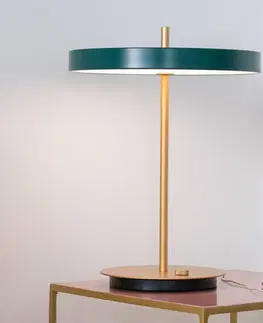 Stolní lampy na noční stolek UMAGE UMAGE LED stolní lampa Asteria table USB zelená