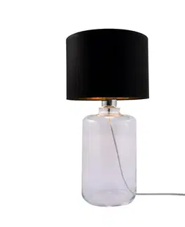 Designové stolní lampy ZUMALINE Stolní lampa SAMASUN čirá 5502BKGO