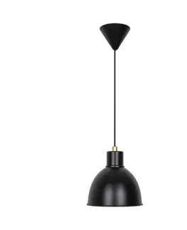 Industriální závěsná svítidla NORDLUX Pop závěsné svítidlo matná černá 2213623003