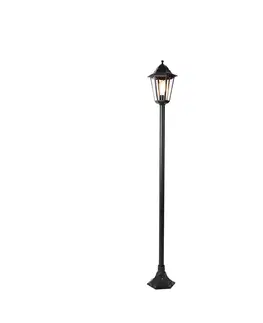 Venkovni stojaci lampy Chytrá stojací venkovní lampa černá 170 cm včetně WiFi ST64 - New Orleans