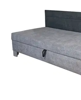 Postele New Design Jednolůžková postel VARIO s dlouhým čelem | 90 x 200 cm