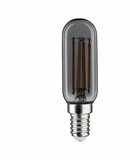 LED žárovky PAULMANN 1879 LED trubka E14 230V 4W 1800K stmívatelné kouřové sklo