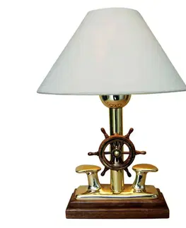 Stolní lampy Sea-Club Dekorativní stolní lampa LUV se dřevem
