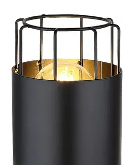 Designové stolní lampy Rabalux stolní lampa Dimitri E27 1x MAX 40W černá 3124