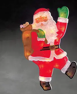 Vánoční osvětlení do oken Konstsmide Christmas Okenní silueta Santa Claus LED 20 zdrojů