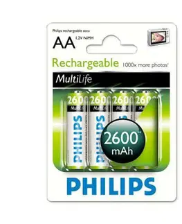 Nabíjecí baterie Nabíjecí baterie Philips NiMH 2600 mAh AA (tužka)