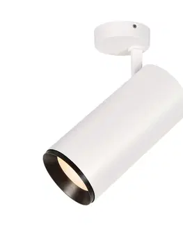 LED bodová svítidla SLV BIG WHITE NUMINOS SPOT XL PHASE přisazené stropní svítidlo bílé/černé 36 W 3000 K 24° 1006092