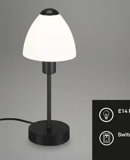 Lampy na noční stolek BRILONER Stolní lampa, 32 cm, max. 40 W, černá BRILO 7025-015