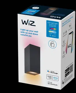 Inteligentní bodová světla WiZ Nástěnné světlo WiZ LED Up&Down, černé