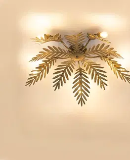Stropni svitidla Vintage stropní svítidlo 5 světlých zlatých - Botanica