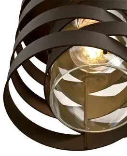 Závěsná světla Westinghouse Závěsná lampa Westinghouse Charlize s kovovými kroužky