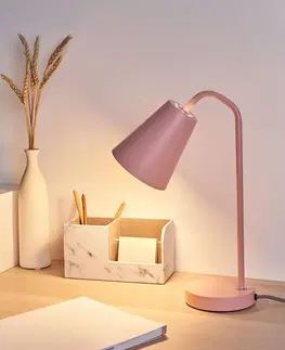 Stolní lampy kancelářské Pauleen Pauleen True Shine stolní lampa v krásné růžové