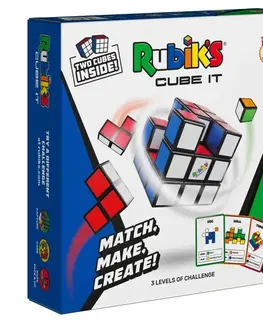 Hračky společenské hry SPIN MASTER - Rubiks Logická Hra Cube It