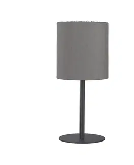 Venkovní osvětlení terasy PR Home PR Home venkovní stolní lampa Agnar, tmavě šedá / hnědá, 57 cm