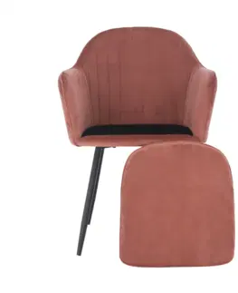 Židle Jídelní křeslo ZIRKON Tempo Kondela Růžová