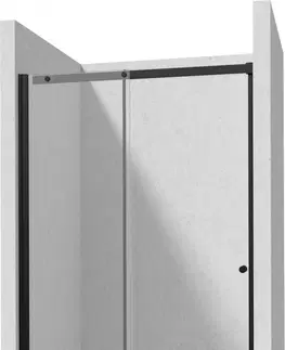 Sprchové kouty DEANTE Kerria Plus nero Sprchové dveře, 100 cm posuvné KTSPN10P