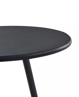 Barové stolky Barový stůl Ø 60cm Dekorhome Černá