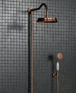 Sprchy a sprchové panely OMNIRES ARMANCE dešťová sprcha, o23 cm měď retro /ORB/ WGARMANCEORB