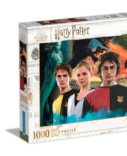 Hračky puzzle CLEMENTONI - Puzzle 1000 dílků - Harry Potter 2