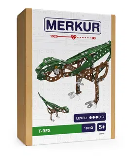 Hračky stavebnice MERKUR - DINO - Tyranosaurus Rex, 189 dílků