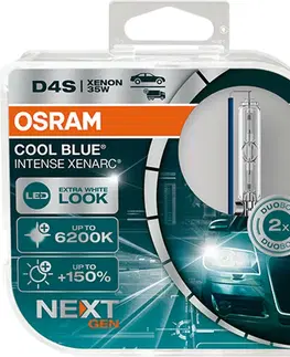 Autožárovky OSRAM D4S 42V 35W P32d-5 XENARC COOL BLUE INTENSE NextGen. 6200K +150% 2ks 66440CBN-HCB