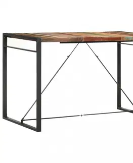 Barové stolky Barový stůl hnědá / černá Dekorhome 180x90x110 cm