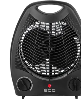 Teplovzdušné ventilátory ECG TV 3030 Heat R Black teplovzdušný ventilátor