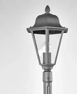 Pouliční osvětlení Lindby Stožárové svítidlo Edana v grafitově šedé barvě