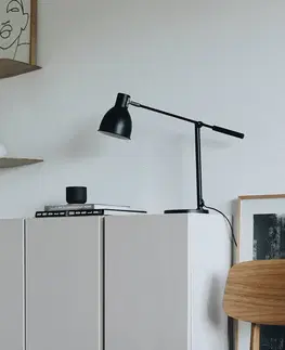 Stolní lampy kancelářské Maul Stolní lampa MAULfinja v matné černé barvě
