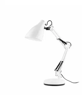 Stolní lampy do kanceláře FARO GRU bílá stolní lampa na čtení