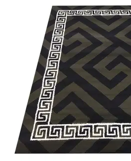 Moderní koberce Stylový koberec do každého pokoje v khaki barvě Šířka: 200 cm | Délka: 290 cm