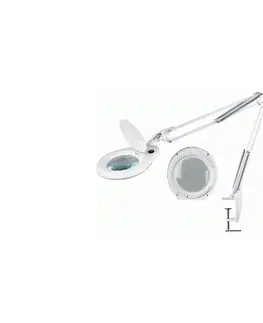 Lampy  LED Stolní lampa s lupou a klipem LED/15W/230V 