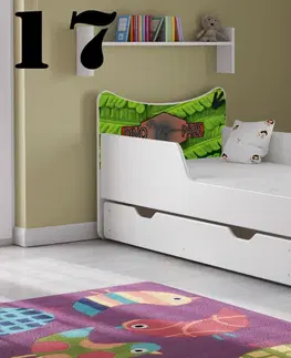 Postele Detská posteľ SMB - zvieratá Provedení: Obrázek č.18