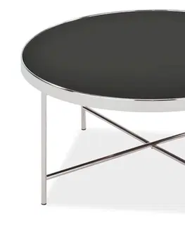 Konferenční stolky Signal Konferenční stolek GINA B Barva: černá / měděná