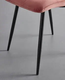 Židle do jídelny Elegantní Židle Suri Růžová