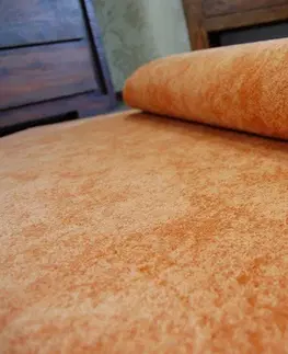 Koberce a koberečky Dywany Lusczow Kusový koberec SERENADE Hagy oranžový, velikost 350x400