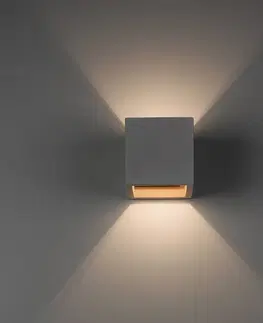 Nástěnná svítidla Paul Neuhaus Paul Neuhaus Eton nástěnné světlo z betonu hranaté