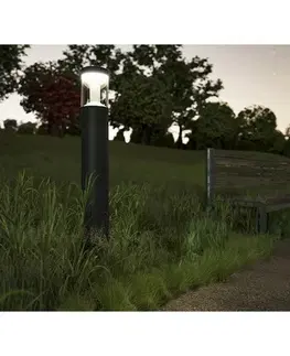 Zahradní lampy Panlux Venkovní sloupkové LED svítidlo Bella antracit, IP65, 9 W