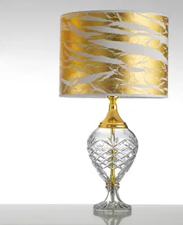 Stolní lampy Cremasco Stolní lampa Belle Epoque, 59 cm zlatá