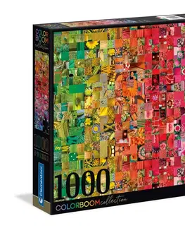 Hračky puzzle CLEMENTONI - Puzzle 1000 dílků Colorboom - Collage