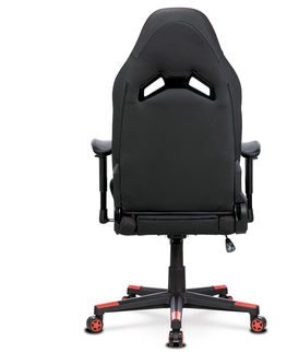 Kancelářské židle Herní křeslo PADILLA TOP, černá/červená