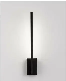 Designová nástěnná svítidla NOVA LUCE nástěnné svítidlo RACCIO černý kov a akryl LED 4.6W 230V 3000K IP20 9180712