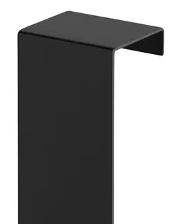 Koupelnový nábytek háček na dveře nerezový černý širší exit Zack