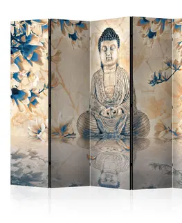 Paravány Paraván Buddha of Prosperity Dekorhome 225x172 cm (5-dílný)