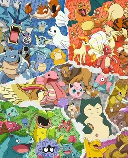 Hračky puzzle RAVENSBURGER - Pokémon 1000 dílků