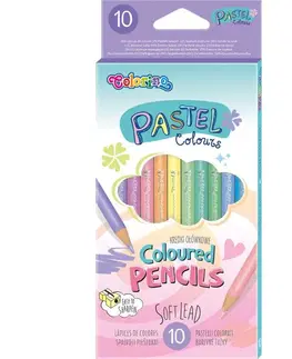 Hračky PATIO - Colorino pastelky 10 barev pastelové