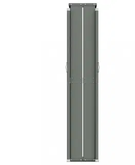Markýzy Zatahovací boční markýza 200x600 cm Dekorhome Krémová
